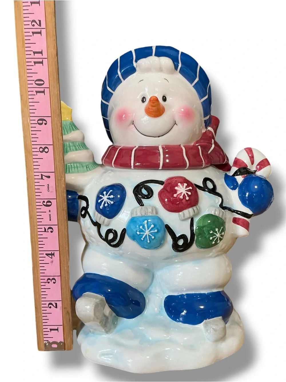 Houston Harvest Holiday Snowman Cookie Jar